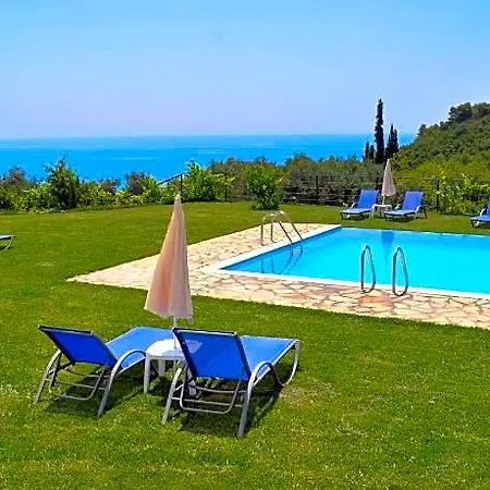 Pool With Panoramic Sea View - Pelekas Beach, Corfu 4*
