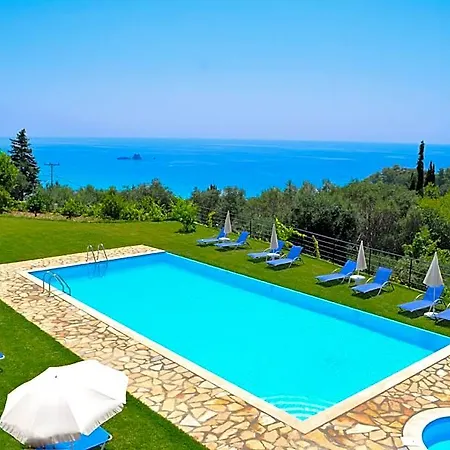 Pool With Panoramic Sea View - Pelekas Beach, Corfu 4*